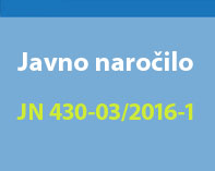 Javno narocilo JN 430-03/2016-1