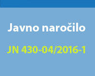Javno narocilo JN 430-03/2016-1