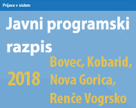 Javni programski poziv 2018