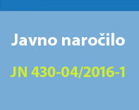 Javno narocilo JN 430-03/2016-1