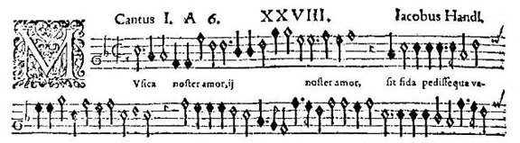 J. H. Gallus/B. Adamic: Musica noster amor, vir: Muzikološki inštitut