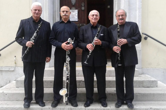 Kvartet klarinetov Godbe ljubljanskih veteranov