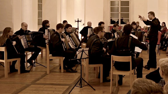 Harmonikarski orkester GŠ Radovljica in KUD Radovljica