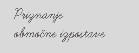 priznanje OI